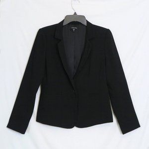 EILEEN FISHER Black Eco-Friendly Recycled Polyester Career Dress Blazer Size 2